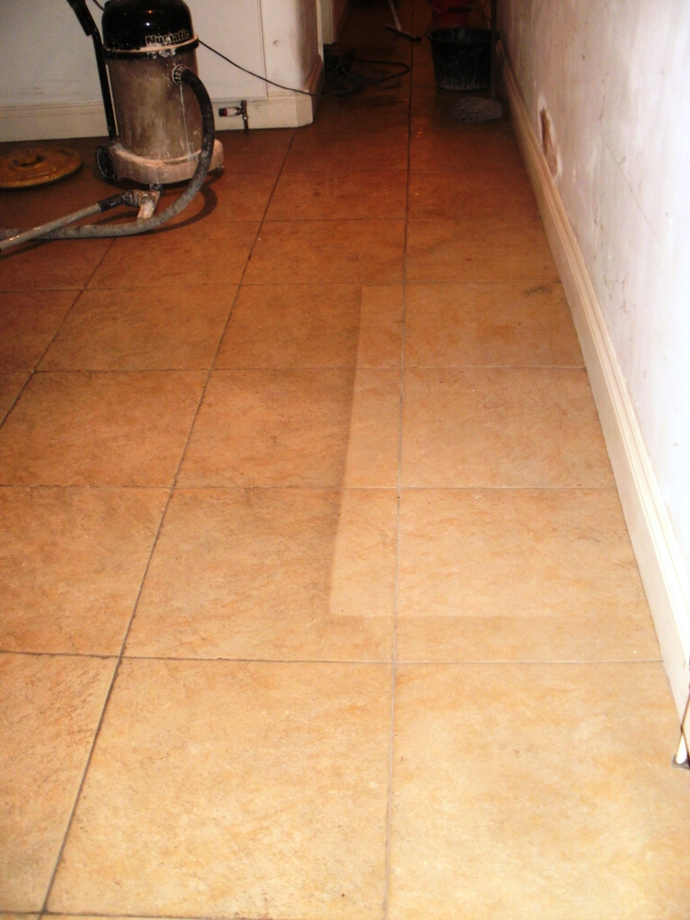 Ceramic Tile Cleaning Before